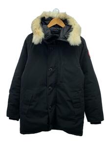 CANADA GOOSE◆JASPER PARKA/ダウンジャケット/L/ポリエステル/BLK/3438JM R/※スレ有//