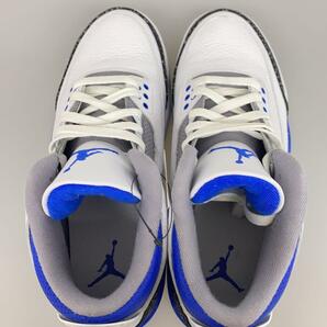 NIKE◆AIR JORDAN 3 RETRO_エアジョーダン 3 レトロ/26cm/WHTの画像3