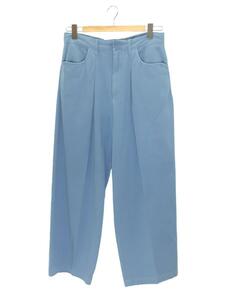 FARAH◆23SS/One-tuck Wide Pants/ボトム/32/コットン/ブルー/FR0301-M4002//