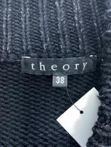 theory◆ブルゾン/38/ウール/BLK/無地/羽織/ジップ/ブラック_画像3