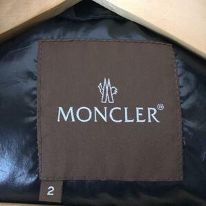 MONCLER◆VENISE/茶タグ/ダウンジャケット/2/ナイロン/BLK/使用感有/220-091-41305-50//の画像3