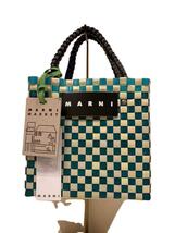 MARNI◆BASKET BAG/タグ付/未使用品/ハンドバッグ/-/BLU/SHMH0013A0_画像1