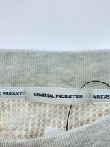 UNIVERSAL PRODUCTS◆スウェット/1/コットン/WHT/無地/213-60106//_画像3