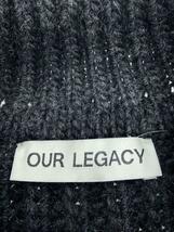 OUR LEGACY◆22AW/BIG PIQUET/セーター(厚手)/46/ウール/BLK/M4223BPGM//_画像3