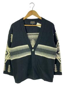 PENDLETON◆カーディガン(厚手)/S/ウール/BLK/9575-8216