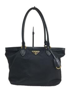 PRADA◆トートバッグ/ナイロン/BLK/1BG158//