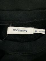 nonnative◆スウェット/4/コットン/BLK/無地/NN-C4301//_画像3