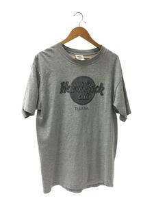 HARD ROCK◆Tシャツ/FREE/コットン/GRY/無地//