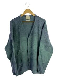 YOKE◆GRADITION JACQUARD CARDIGAN/カーディガン/2/アルパカ/BLU/YK23SS049