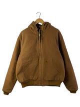 Carhartt◆ジャケット/L/コットン/BEG/無地//_画像1