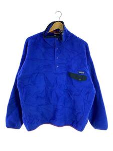 patagonia◆90s/99年製/USA製/シンチラ/スナップT/25450/フリースジャケット/XL/ブルー