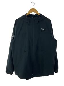 UNDER ARMOUR◆ナイロンジャケット/XXL/ポリエステル/BLK/1347232