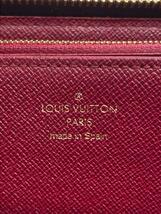 LOUIS VUITTON◆2)ジッピー・ウォレット_モノグラム・キャンバス_BRW_フューシャ/PVC/BRW/レディース_画像3