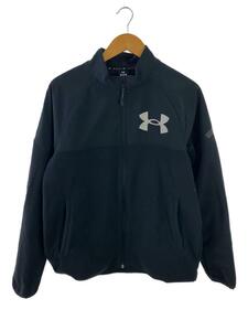 UNDER ARMOUR◆フリースジャケット/L/ポリエステル/ブラック/1375970