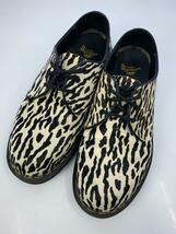 Dr.Martens◆Tiger Camo Hair/3ホールシューズ/UK7/WHT×ブラック_画像2