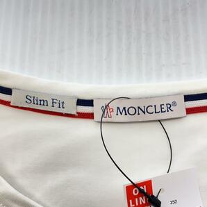 MONCLER◆Tシャツ/M/コットン/WHT/無地/MAGLIA T-SHIRTの画像3