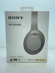 SONY◆イヤホン・ヘッドホン WH-1000XM4/S[プラチナシルバー]/ワイヤレス/ノイズキャンセリング