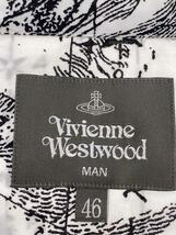 Vivienne Westwood MAN◆CONSTELLATION/クラシックシャツ/46/コットン/WHT/総柄/2390067261_画像3