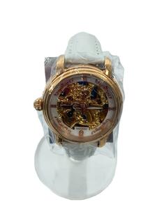ROCOS/ self-winding watch wristwatch / analogue /GLD/WHT