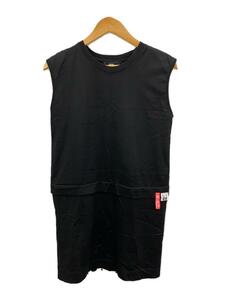 DIESEL◆ノースリーブワンピース/XS/コットン/BLK