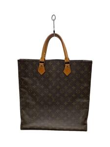 LOUIS VUITTON◆1)サック・プラ_モノグラム・キャンバス_BRW/PVC/BRW