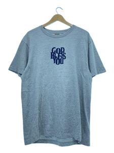 EXAMPLE◆Tシャツ/L/コットン/GRY/GOD BLESS YOU