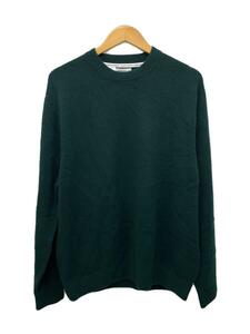 UNIVERSAL PRODUCTS◆セーター(薄手)/4/カシミア/GRN/無地/213-60203/21AW/BABY CASHMERE CREW