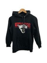 DIESEL◆パーカー/XS/コットン/BLK_画像1