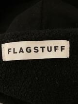 F-LAGSTUF-F◆Flat seam HEAVY HOODIE (Ice LOGO)/M/コットン/BLK/19AW-FS-22_画像7