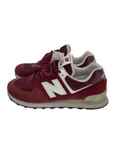 NEW BALANCE◆ML574/ボルドー/26.5cm/BRD