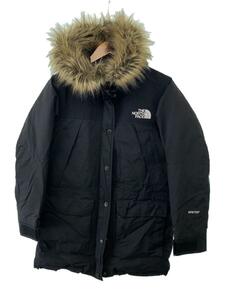 THE NORTH FACE◆MOUNTAIN DOWN COAT_マウンテンダウンコート/M/ゴアテックス/BLK/無地//