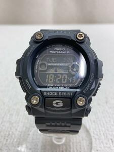 CASIO◆ソーラー腕時計・G-SHOCK/デジタル/BLK//