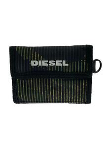 DIESEL◆2つ折り財布/ナイロン/BLK/カモフラ/メンズ/X06473//