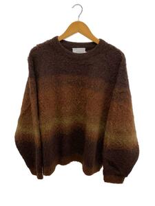 EPIC/Border Gradation Mohair Knit/S/モヘア混/BRW/epc220549//