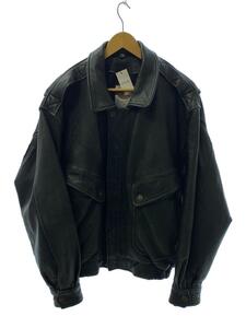 HARLEY DAVIDSON◆レザージャケットン/L/羊革/BLK/無地/9009/全体的に擦れあり、ライナー欠品//