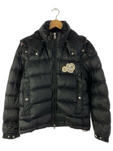 MONCLER◆ダウンジャケット/1/ナイロン/BLK/無地/E20914181149//