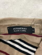 BURBERRY BLACK LABEL◆ポロシャツ/2/コットン/BEG/ボーダー/bmv80-910-44//_画像3