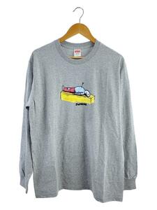 Supreme◆長袖Tシャツ/L/コットン/GRY