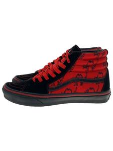 VANS◆ハイカットスニーカー/UK7.5/RED/V38-SBVNSI