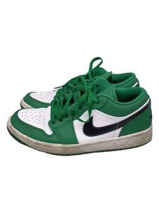 NIKE◆エアジョーダン1 ロー/26.5cm/グリーン/553558-301/ローカットスニーカー/ナイキ