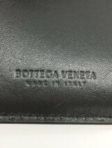 BOTTEGA VENETA◆カセット ジップアラウンドウォレット/2つ折り財布/レザー/BLK/無地/メンズ//_画像3