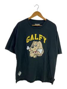 GALFY◆Tシャツ/L/コットン/BLK/無地//