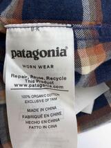 patagonia◆ロングスリーブ・ピマ・コットン・シャツ_ブルー/S/コットン/NVY_画像4