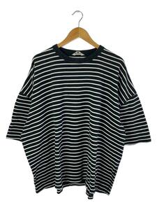 COOTIE◆Heavy Thermal Border S/S Tee/L/コットン/BLK/ボーダー