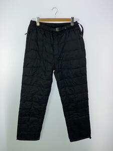 GRAMICCI◆×TAION/DOWN PANT/ボトム/L/ナイロン/BLK/G3FU-P103-TG