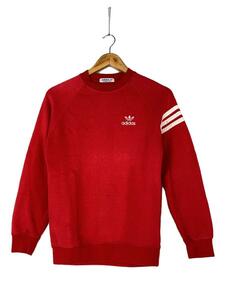 adidas*80s/ sweat /SS/ cotton / red /ADS-44/ Descente made / Logo / embroidery 