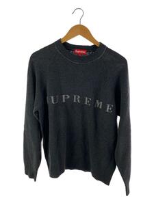 Supreme◆20AW/Stone Washed Sweater/セーター(薄手)/S/ウール/ブラック