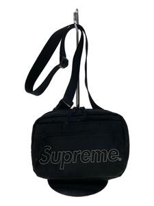 Supreme◆18AW/shoulder bag/ナイロン/BLK/無地