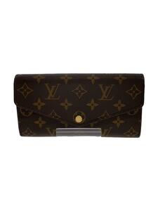 LOUIS VUITTON◆2)ポルト・フォイユ・サラ_モノグラム・キャンバス_BRW/