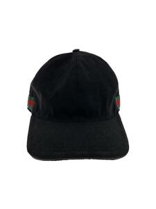 GUCCI◆キャップ/-/BLK/メンズ